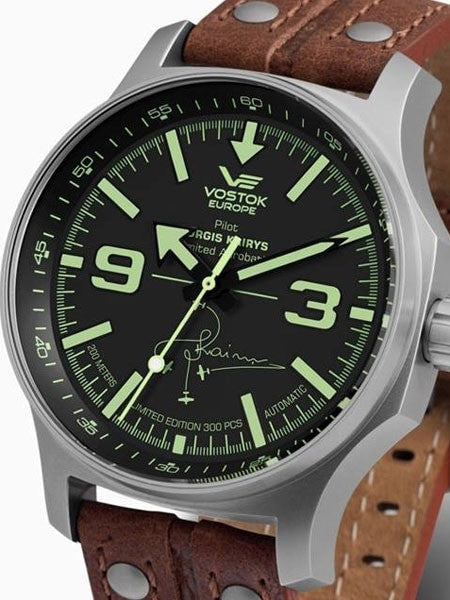 Vostok-Europe Jurgis Kairys SPECIAL EDITION Automatic Pilot Watch with SuperLuminova #5955334