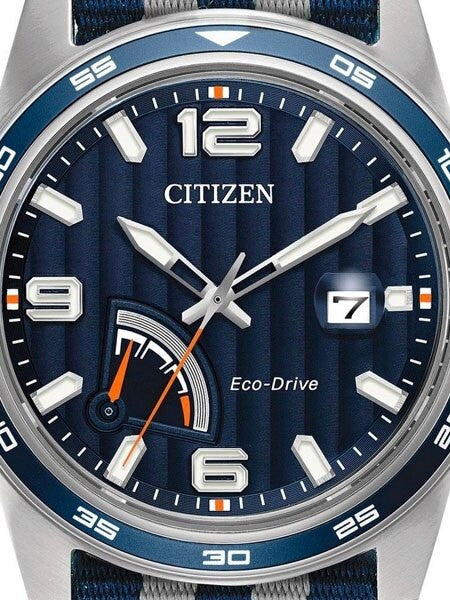 Citizen Eco-drive Sport Watch with Power Reserve Indicator #AW7038-04L