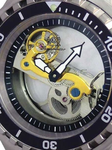 Tauchmeister Automatic Dive Watch with Helium Release Valve and AR Sapphire Crystal #T0310