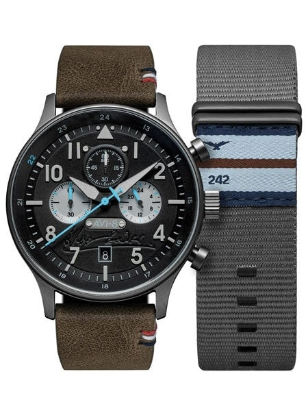 AVI-8 Hawker Hurricane Bader Chronograph Watch #AV-4072-03