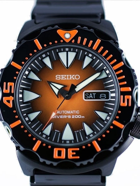 Seiko 2nd Generation PVD Orange Monster with new 24-Jewel Automatic Movement #SRP311K1