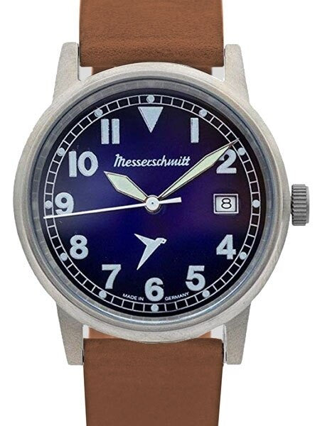 Messerschmitt 40mm Light Weight Titanium Case Swiss Quartz Pilot Watch #ME-385Ti