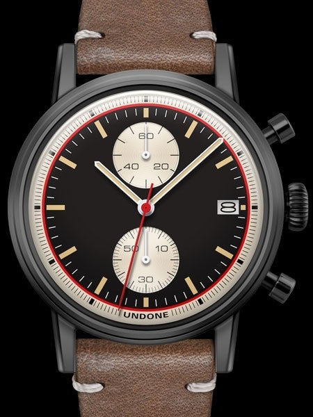 Undone Auta Two-Eye, MechaQuartz Chronograph with 60-Minute Stopwatch #Auta