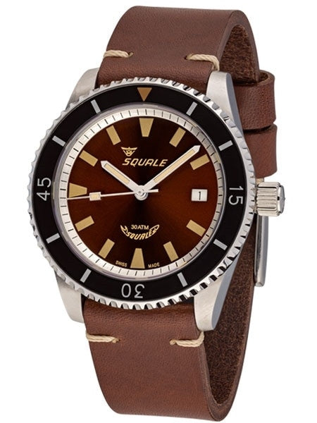 Squale Montauk 300 Meter Swiss Made Automatic Dive Watch with Sapphire Crystal #MTK-05