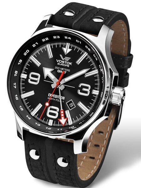 Vostok-Europe Expedition North Pole Quartz GMT Dual-Time Watch #595A500
