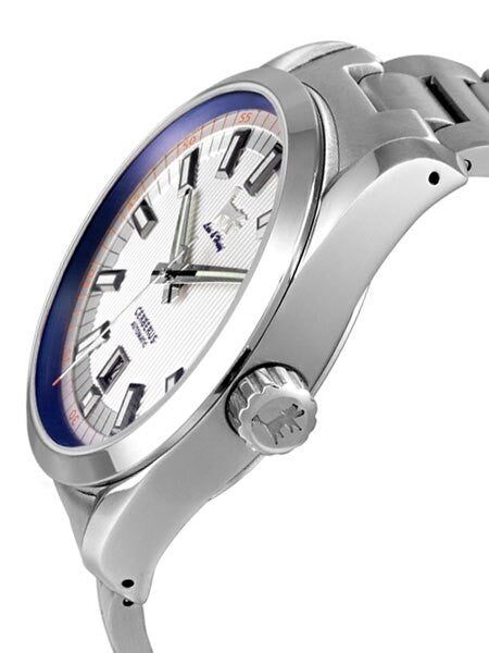 Lew and Huey Sporty Cerberus Automatic Dress Watch with 42mm SS Case  #Cerberus_white