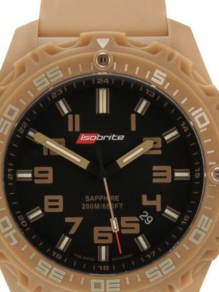 Armourlite Isobrite Tan Valor Watch with T-100 Tritium Illumination and Sapphire Crystal #ISO304