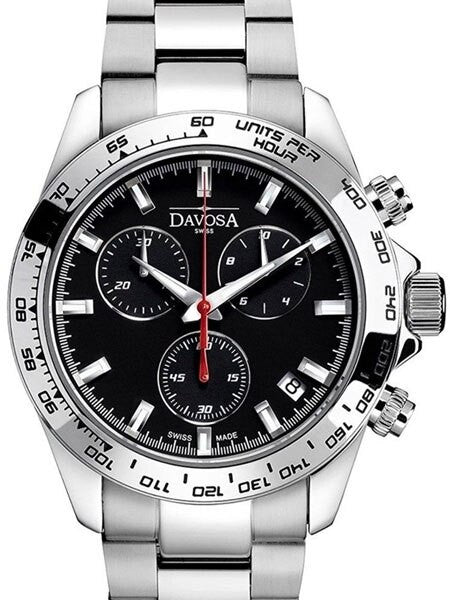 Davosa Speedline Quartz Chronograph Watch with 30 Minute Stopwatch #16347055