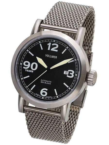 Vollmer Limited Edition, V-10 90th Anniversary Big Block Swiss ETA Automatic Watch
