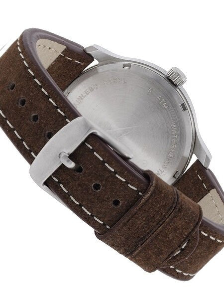 Messerschmitt Fliegeruhr Watch with Aviator Leather Strap #ME-42BF-109