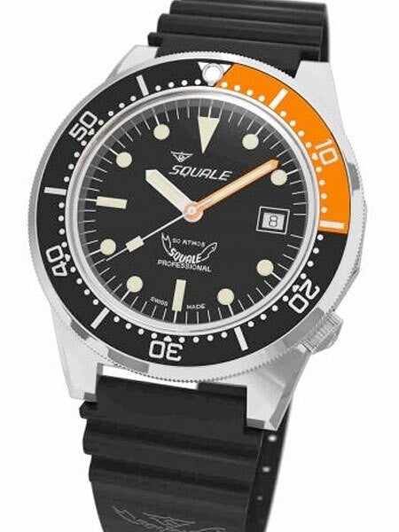 SCRATCH AND DENT - Squale 500 meter Professional Swiss Automatic Dive watch with Sapphire Crystal #1521-026-BKO
