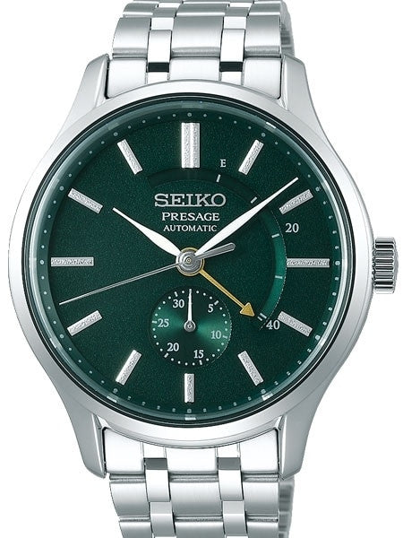 Seiko Presage Automatic Dress Watch with 42mm Case, Sapphire Crystal, Power Reserve Indicator #SSA397