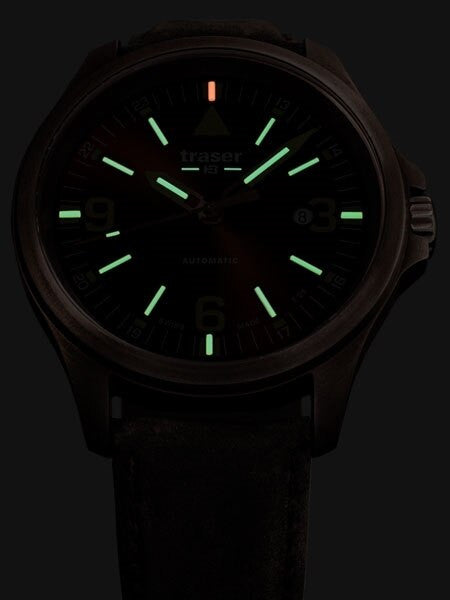 Traser P67 Officer Pro Swiss Automatic Watch with a Vintage Bronze Case, AR Sapphire Crystal #108073
