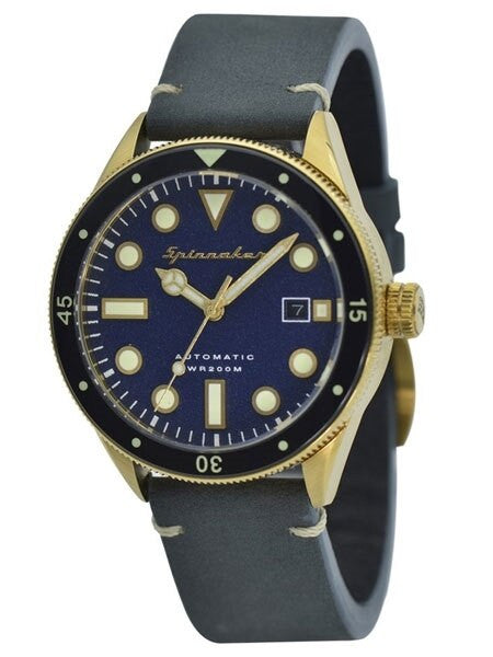 Spinnaker Cahill Automatic Dive Watch with 43mm Goldtone Case #SP-5033-06