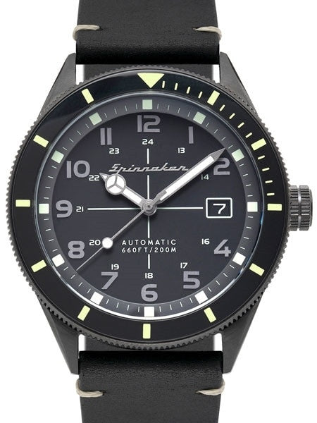 Spinnaker 43mm Cahill Automatic Dive Watch with Sapphire Crystal, Luminous Bezel #SP-5064-01