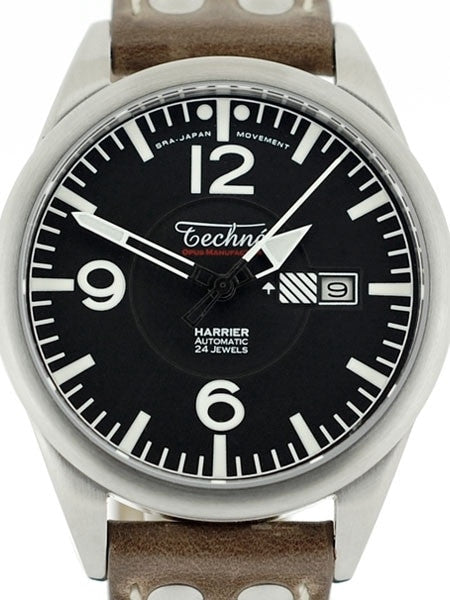 Techne Automatic 41mm Harrier Aviator Watch with Anti-Reflective Sapphire Crystal  #363.042