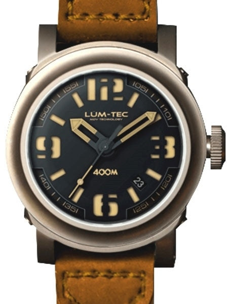 Lum-Tec 42mm High-Beat Automatic Watch with AR Sapphire Crystal #400M-3