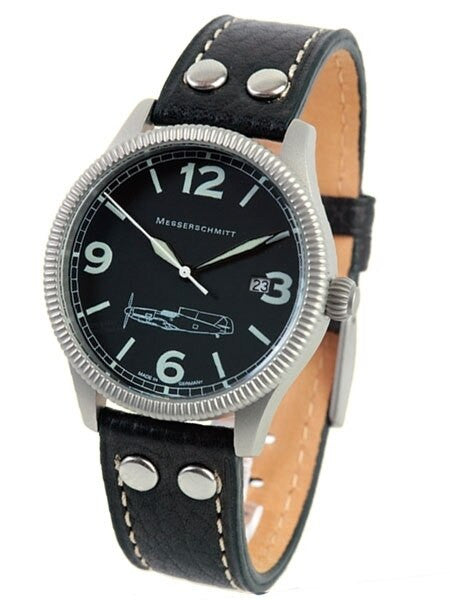 Messerschmitt 40mm Sand Blasted Case with Coin Edge Bezel #ME109-41S