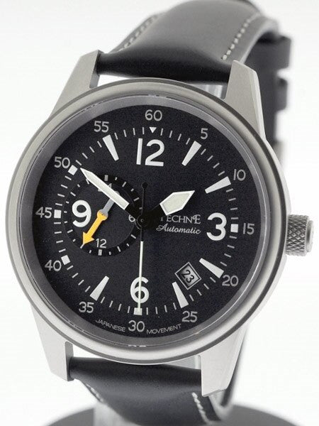 Techne Automatic 41mm Goshawk Aviator Watch with Anti-Reflective Sapphire Crystal  #411.051