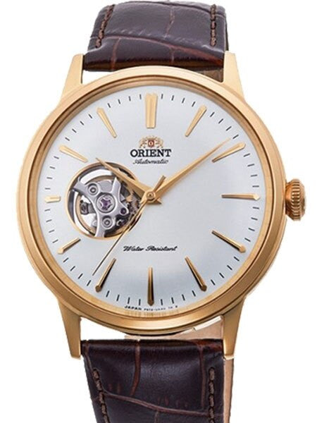 Orient Open-Heart Automatic Dress Watch with White Dial #RA-AG0003S10A