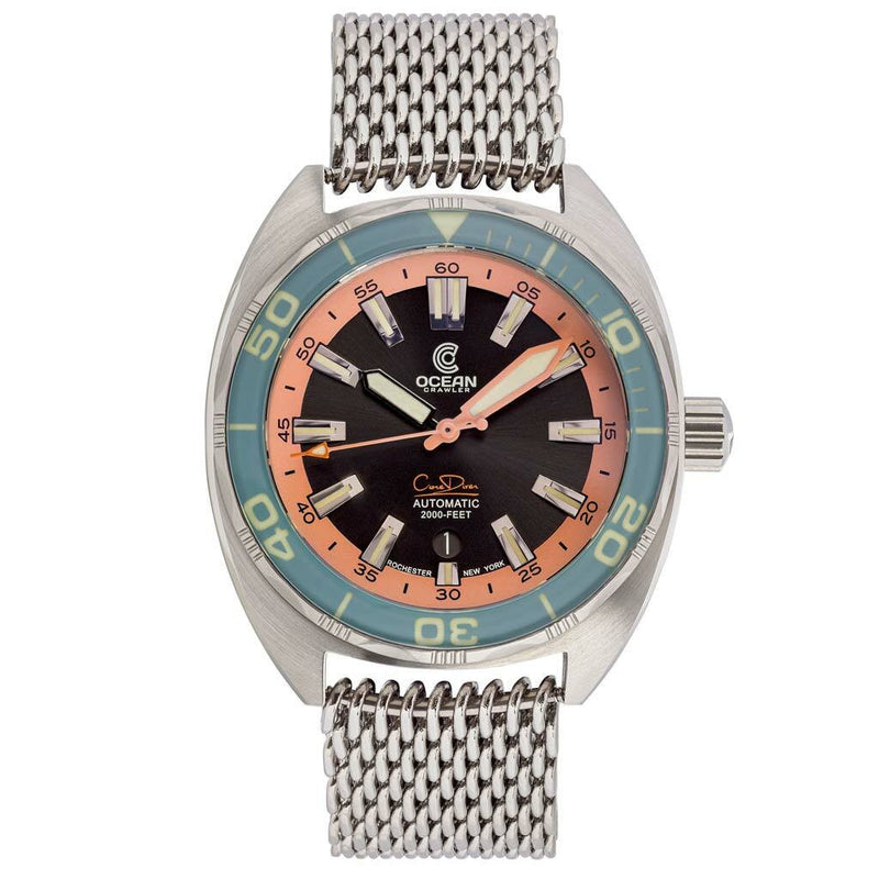 Ocean Crawler Core Diver Swiss Automatic Watch with AR Sapphire Crystal #CD-V3-1323