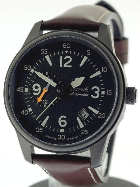 Techne Automatic 41mm Goshawk Aviator Watch with Anti-Reflective Sapphire Crystal  #411.152