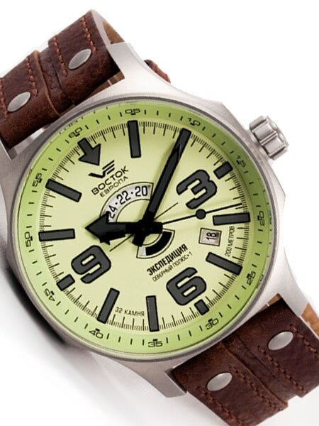 Vostok-Europe Expedition North Pole-1 Automatic Watch with 24-hour Sub-Dial #5955225