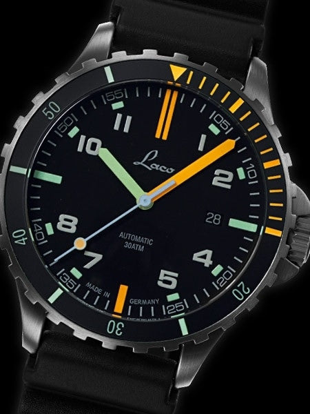 Laco Squad Mojave 300 Meter Dive Watch with a Double-Domed AR Sapphire Crystal #862109