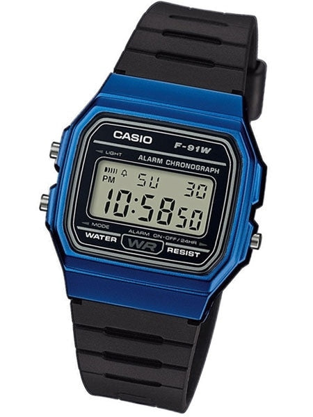 Casio Men's Vintage Series Digital Resin Strap Watch #F-91WM-2A