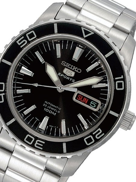 Seiko 41mm Sports 5, 23-Jewel Automatic Watch with Day and Date