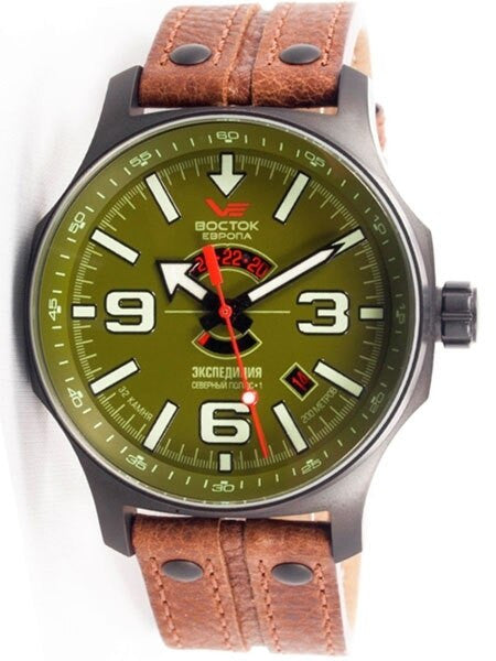Vostok-Europe Expedition North Pole-1 Automatic Watch with 24-hour Sub-Dial #5954227
