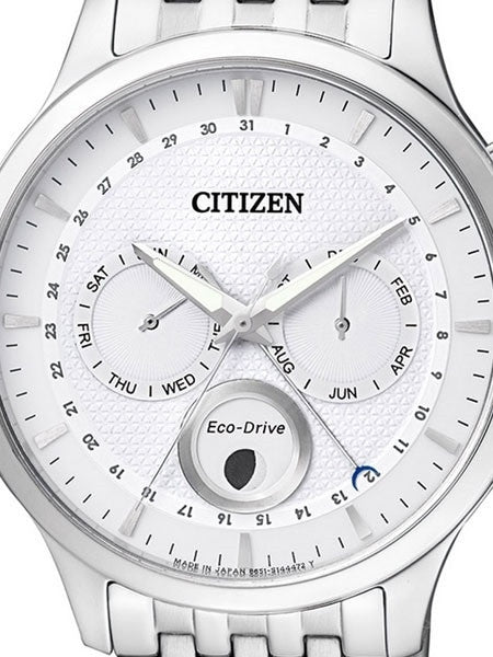 Citizen Eco-Drive Calendar Watch with Pointer Date, Sapphire Crystal #AP1050-56A