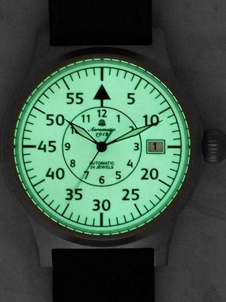 Aeromatic 1912 Automatic Aviator's Watch with Luminous Dial #A1322X