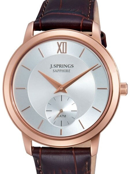 J. Springs Quartz Dress Watch with 40mm Rose Goldtone Case, Sapphire Crystal #BLD016