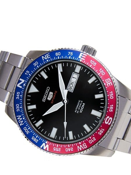 Seiko 5 Sports 24-Jewel, Automatic with Rotating Compass Bezel #SRP661K1