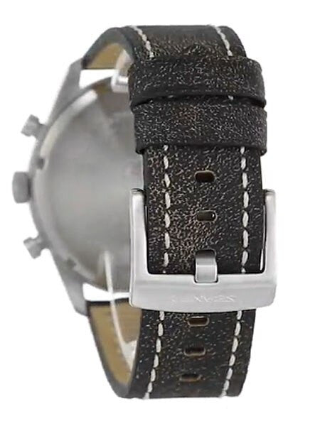 Szanto 46mm Stainless Steel, Vintage Inspired Chronograph Watch, 24-Hr Sub-Dial #2002