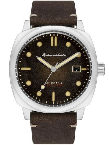Spinnaker Hull Automatic Sports Watch with 42mm Case and Brown Dial #SP-5059-02