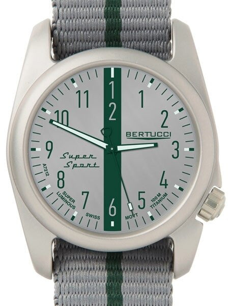 Bertucci A-2T Grey Dial Super Sport Titanium Watch with Sapphire Crystal #12064