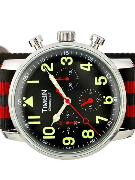Seagull TimeIN Hand Wind Mechanical Chronograph with SuperLuminova Markers #6488-2903