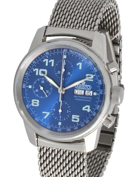 Aristo Swiss Valjoux 7750 Automatic Chronograph Watch #4H174M