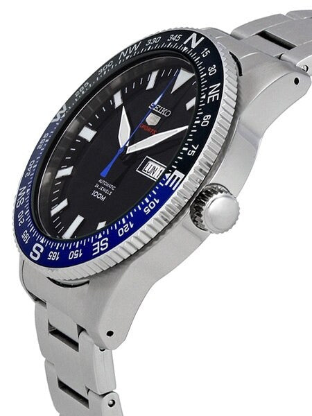 Seiko 5 Sports 24-Jewel, Automatic with Rotating Compass Bezel #SRP659K1