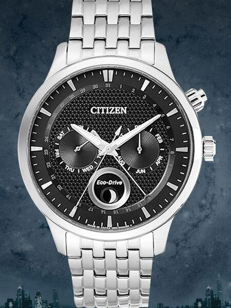 Citizen Eco-Drive Calendar Watch with Pointer Date, Sapphire Crystal #AP1050-56E