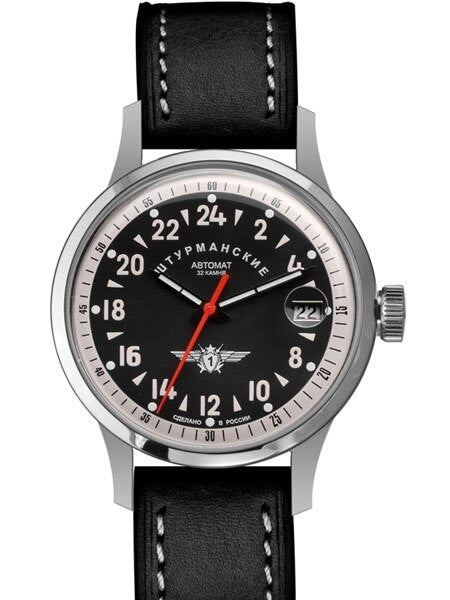 Sturmanskie Open Space 24-Hour Time Automatic Watch with 42mm Stainless Steel Case #1765934