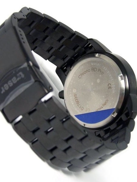 Traser Big Date, Chronograph Watch with Black PVD Case T4004.357.37.01