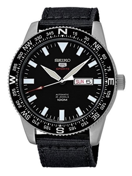 Seiko 5 Sports 24-Jewel, Automatic with Rotating Compass Bezel #SRP667J1