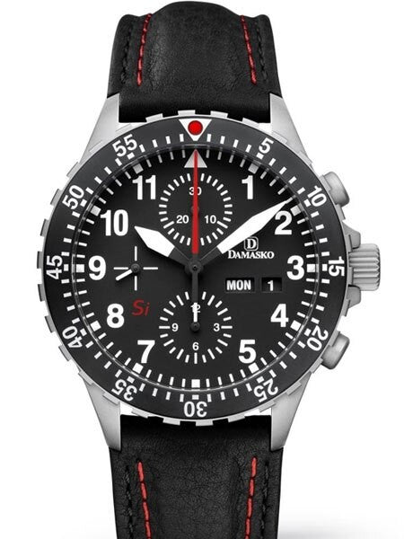 Damasko Swiss Valjoux 7750 Chronograph with a 60-Minute Stopwatch and 12-Hour Totalizer and #DC66SI