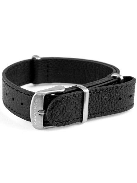 Marathon 16mm Leather One-Piece Strap #WW005012