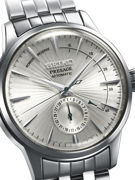 Seiko Presage "Cocktail Time" Automatic Dress Watch with Power Reserve Indicator #SSA341J1