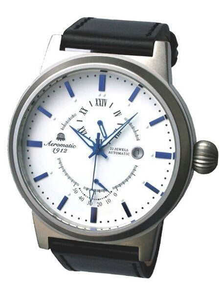 Aeromatic 1912 Classic Automatic Military Watch with Power Reserve Meter #A1359