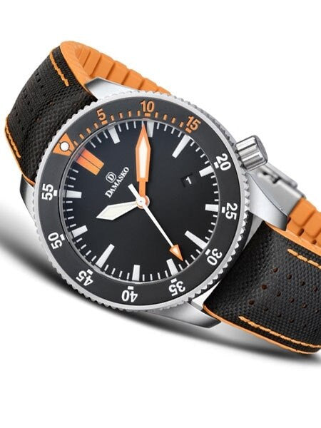 Damasko Swiss ETA Automatic 300 Meter Dive Watch with 43mm Submarine Steel Case #DSub3
